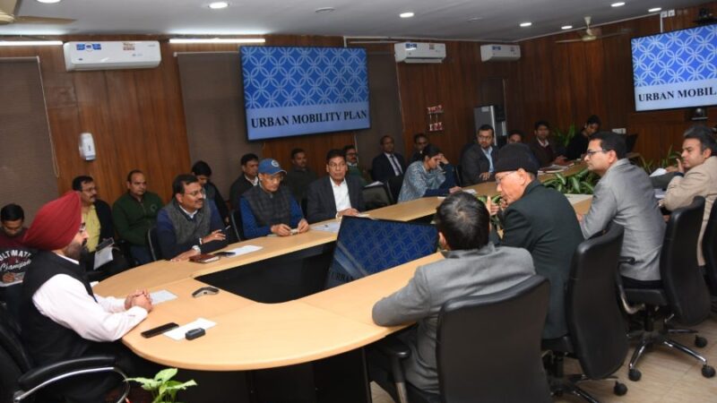 ट्रैफिक कंजेशन को कम करने के लिए बनाया जाय  संस्थागत तंत्र: मुख्य सचिव