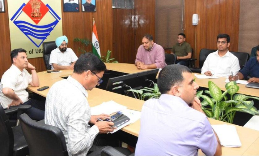 मुख्य सचिव ने जागेश्वर धाम मास्टर प्लान के सम्बन्ध में की बैठक
