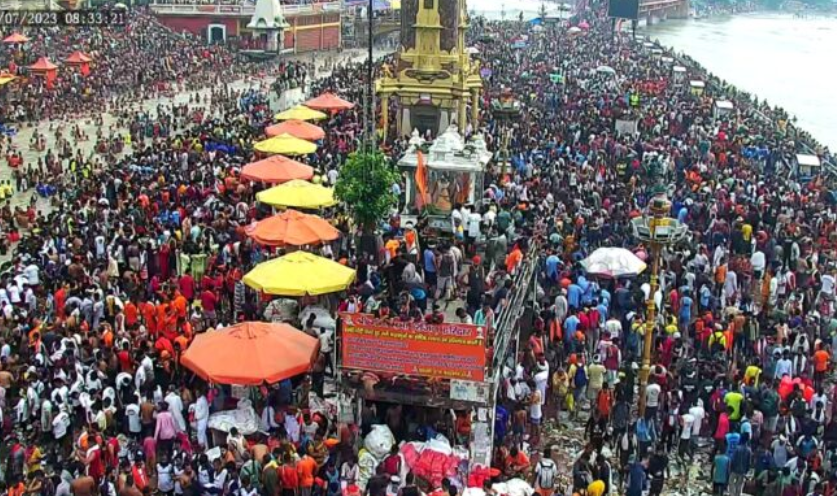 डाक कांवड़ियों की संख्या लाखों में पहुंची, सभी को सकुशल किया रवाना
