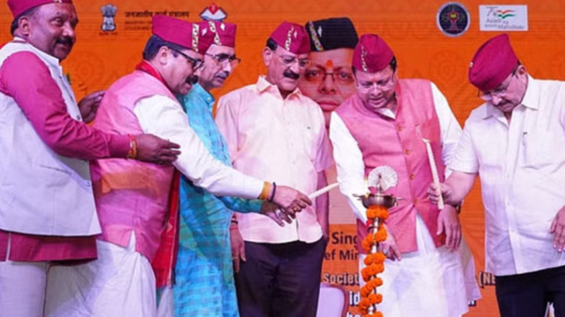 सीएम धामी ने किया राष्ट्रीय सांस्कृतिक प्रतियोगिता का शुभारंभ
