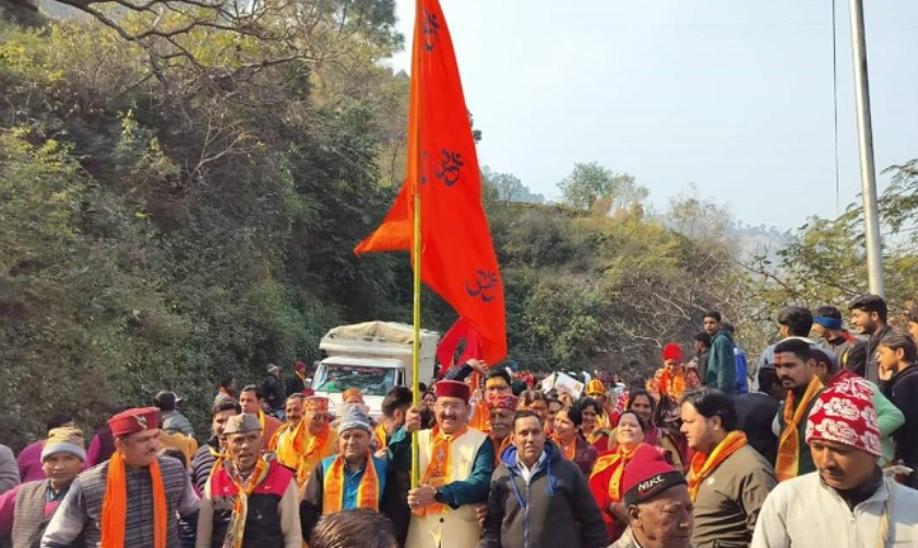 रुद्रप्रयाग में कुछ इस तरह किया गया अयोध्या राम मंदिर प्राण प्रतिष्ठा का इजहार