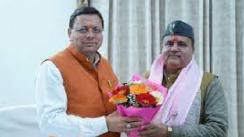 सीएम ने महेंद्र भट्ट को राज्यसभा सदस्य निर्वाचित होने पर बधाई दी