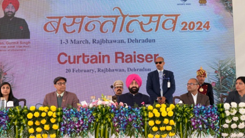 राजभवन देहरादून में वसंतोत्सव पुष्प प्रदर्शनी का 1 मार्च को होगा आगाज