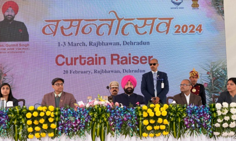 राजभवन देहरादून में वसंतोत्सव पुष्प प्रदर्शनी का 1 मार्च को होगा आगाज