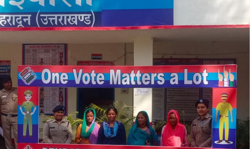 चुनाव के महापर्व में लोगो को उनके वोट का महत्व समझाने के लिये एसएसपी देहरादून की नई पहल