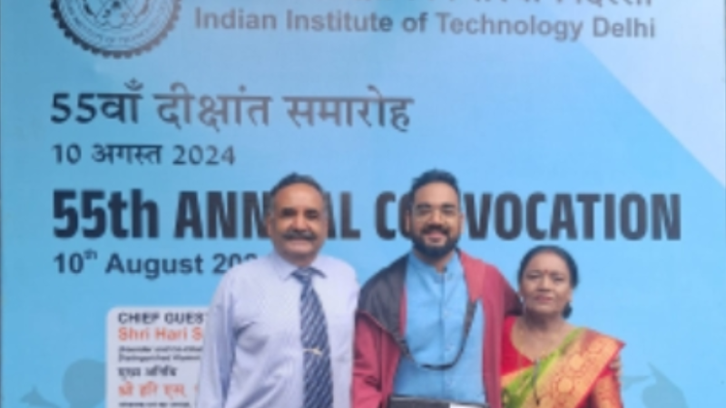 त्रिभुवन सिंह बिष्ट ने भारतीय प्रौद्योगिकी संस्थान दिल्ली, IIT Delhi से प्राप्त की मानद उपाधि