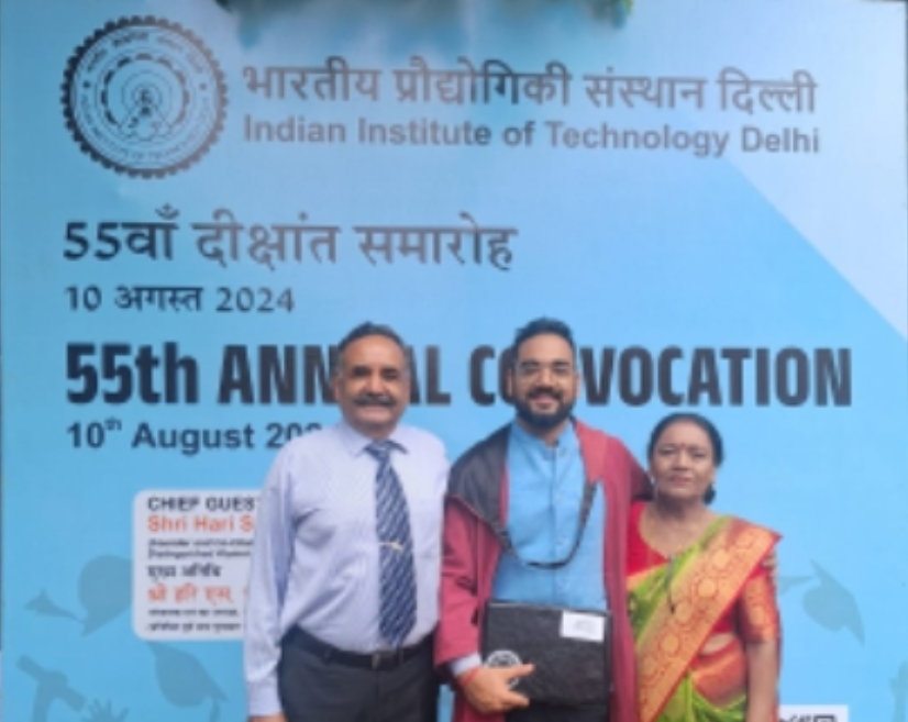 त्रिभुवन सिंह बिष्ट ने भारतीय प्रौद्योगिकी संस्थान दिल्ली, IIT Delhi से प्राप्त की मानद उपाधि