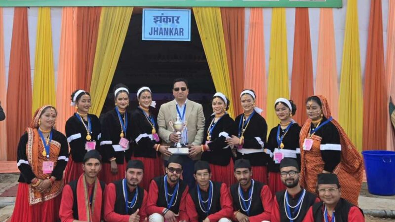 राष्ट्रीय रंगशाला शिविर, नई दिल्ली में सांस्कृतिक कार्यक्रम में उत्तराखण्ड के झांकी के कलाकारों को मिला द्वितीय पुरस्कार
