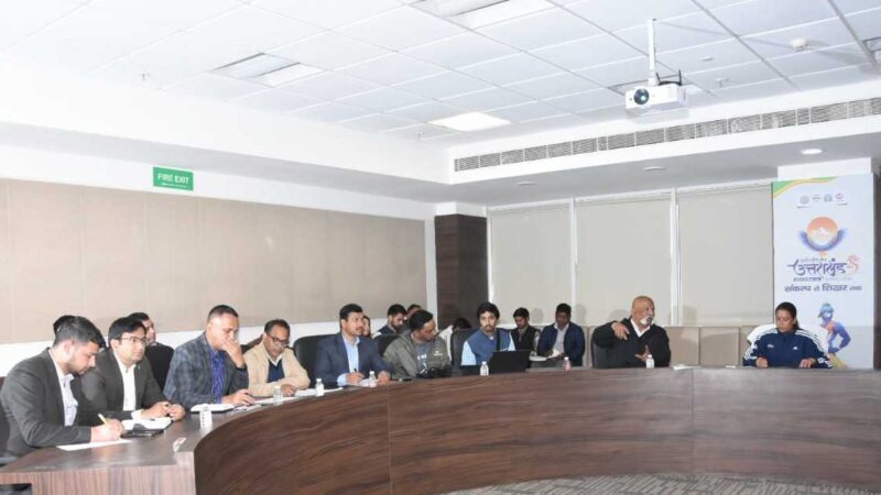 खेल अधिकारियों ने मंत्री रेखा आर्या को ग्राउंड जीरो से की रिपोर्टिंग…