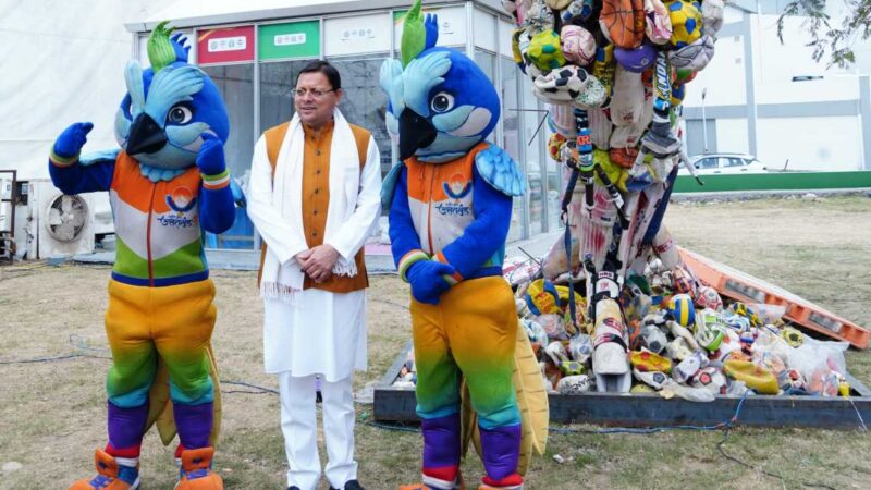 सीएम धामी ने महाराणा प्रताप स्पोर्ट्स स्टेडियम में 38वें राष्ट्रीय खेलों की विभिन्न व्यवस्थाओं का अवलोकन किया
