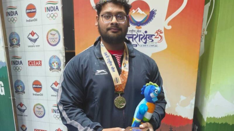 विवेक पांडे ने पुरुषों की 109+ भारवर्ग वेटलिफ्टिंग में कांस्य पदक जीत, उत्तराखंड का मान बढ़ाया