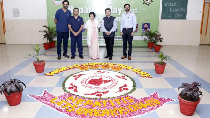 विश्व हेपेटाइटिस दिवस 2025: एम्स, ऋषिकेश में वायरल हेपेटाइटिस पर सीएमई एवं तकनीकी परामर्श कार्यक्रम का हुआ आयोजन