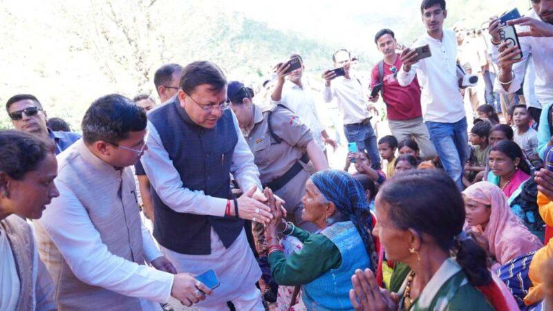 आपदा प्रभावित कनलगढ़ घाटी का दौरा – सरकार पीड़ितों के साथ, राहत व पुनर्वास कार्य युद्धस्तर पर जारी