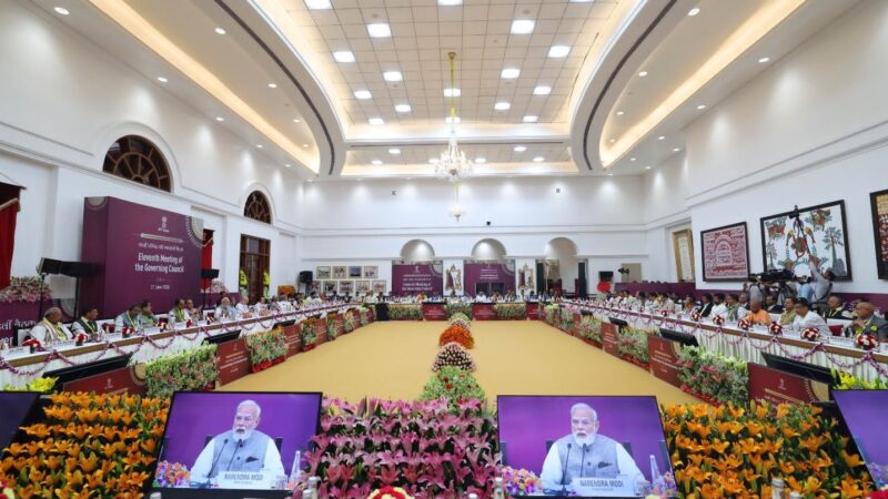 नीति आयोग की बैठक में मुख्यमंत्री धामी ने रखा विकसित उत्तराखंड का विजन…