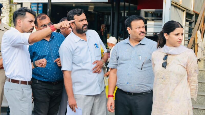 तहसील चौक सड़क चौड़ीकरण में तेजी, डीएम ने किया निरीक्षण…